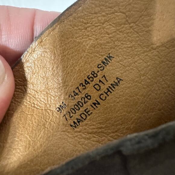 Frye Suede Peep Toe Heeled Booties - Picture 6 of 8